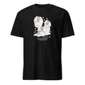 Black t-shirt with Maltese graphic and If It's Not A Maltese It's Just A Dog text on a white 