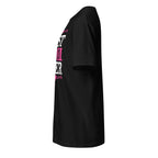 Plain Black t-shirt left side on a white background
