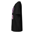 Left view of a Black t-shirt against a white background