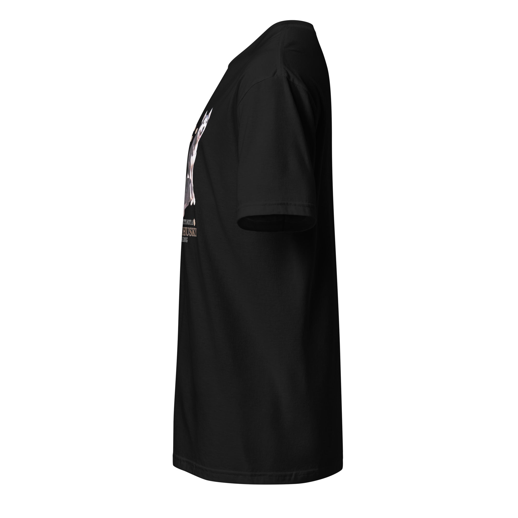 Black t-shirt left side