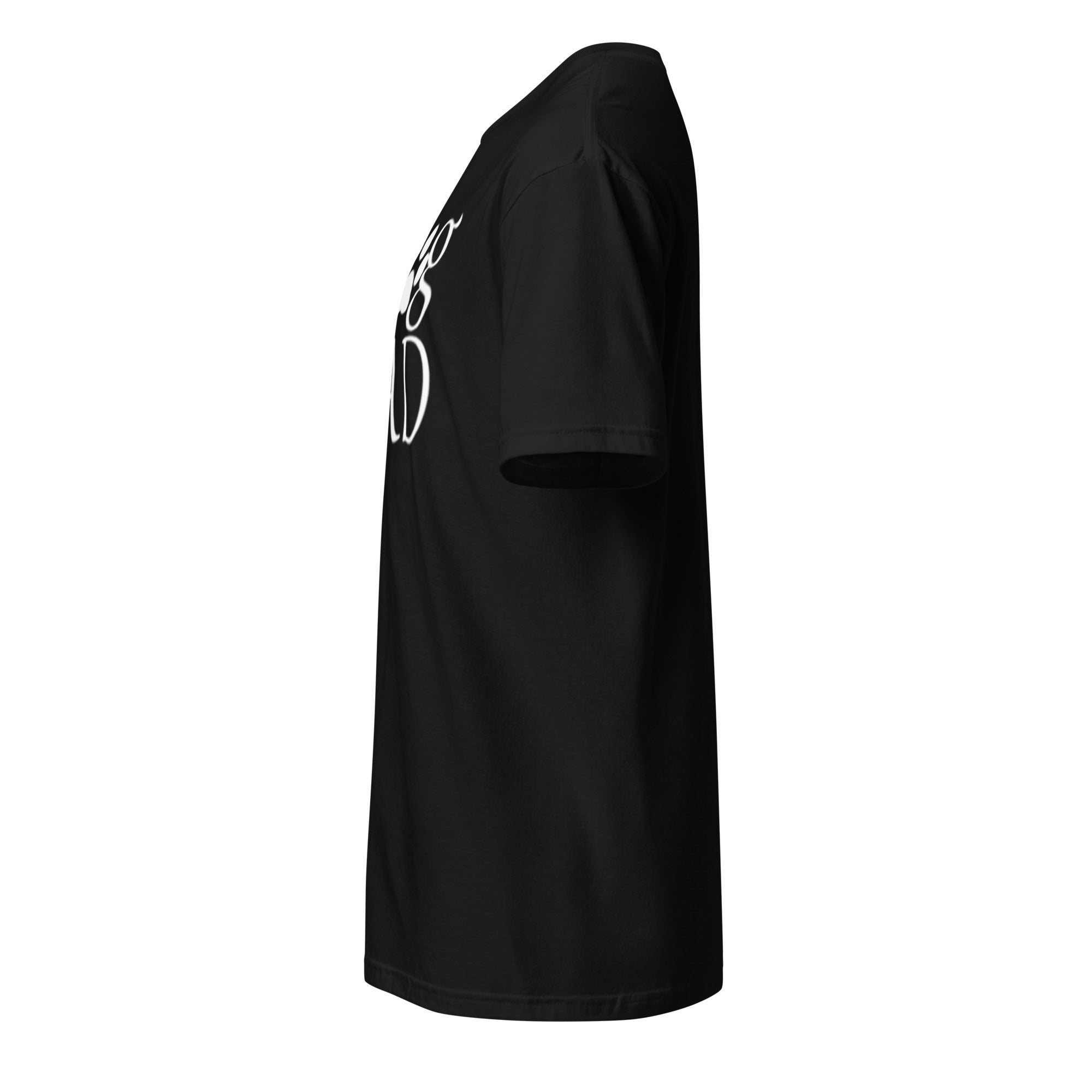 Black t-shirt left side