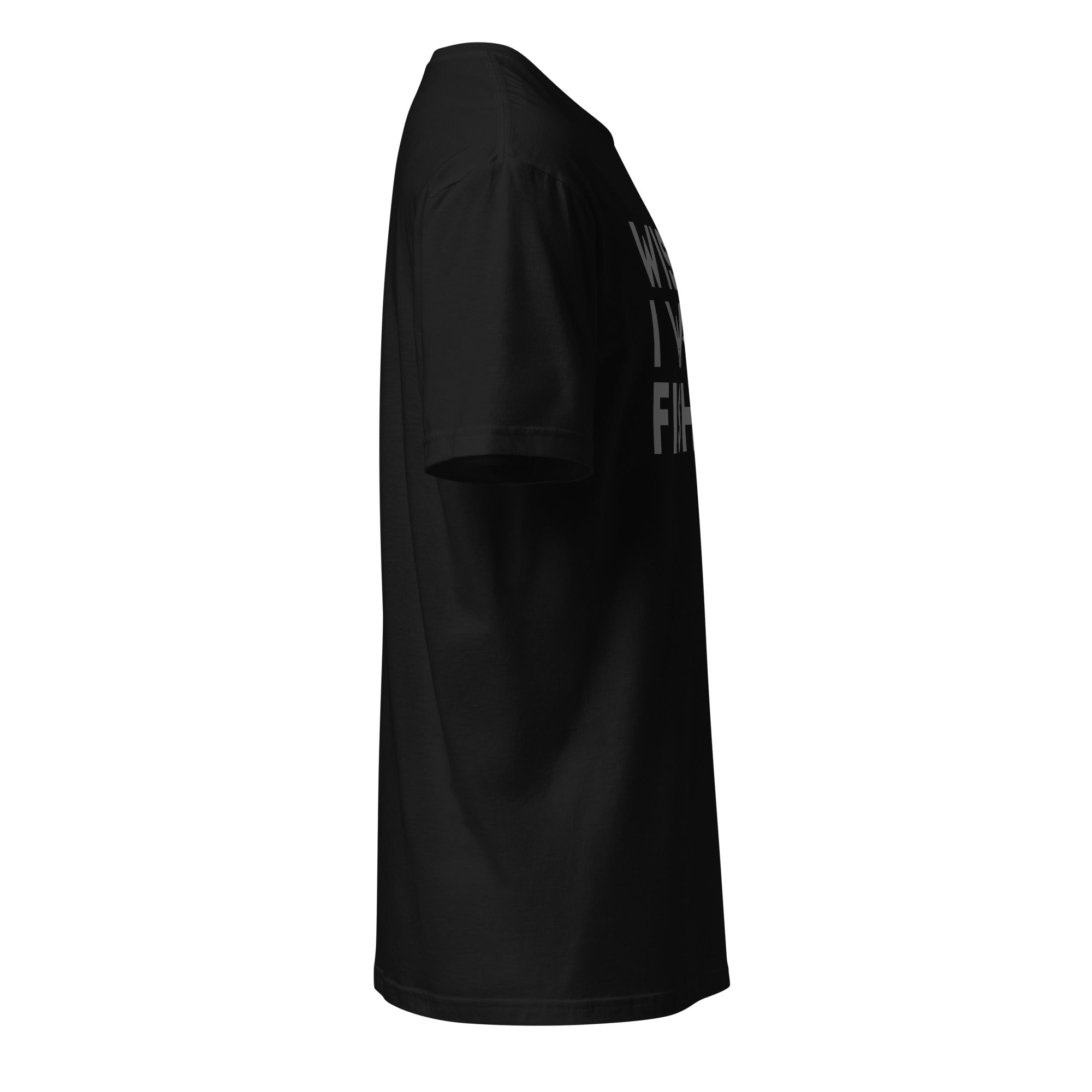 Black t-shirt right side