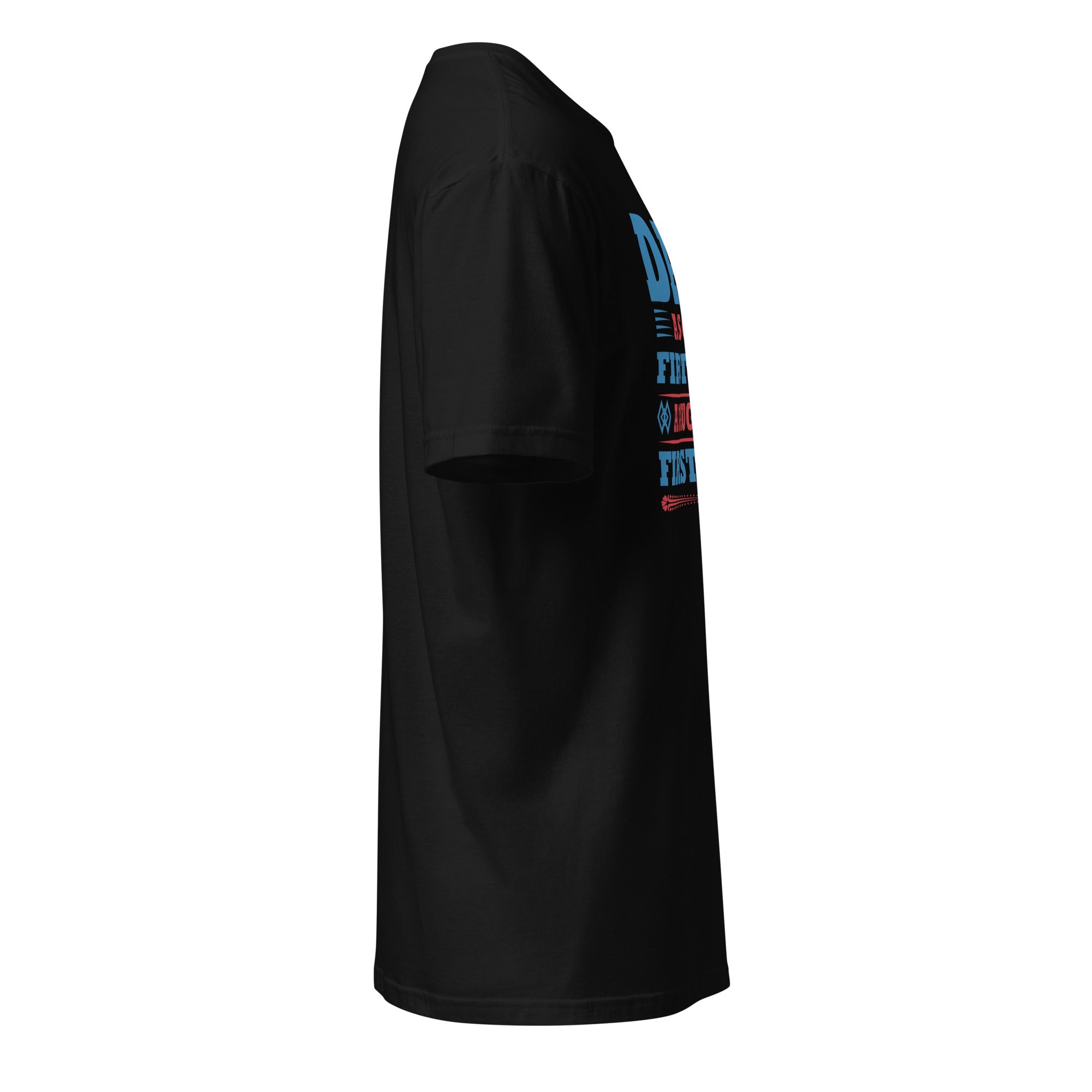 Black t-shirt right side