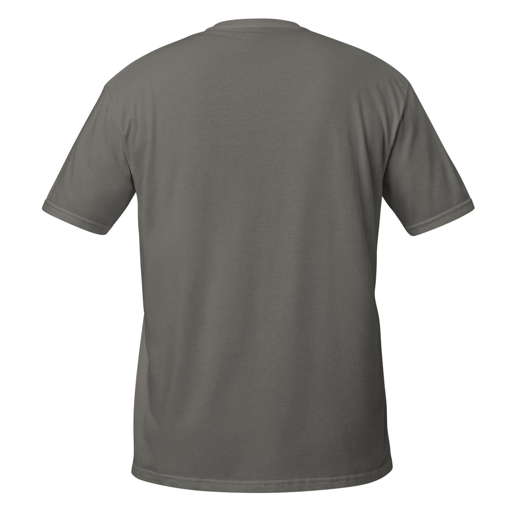 Dark Gray t-shirt on a white background