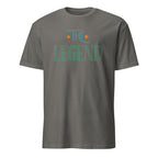 Dark Gray t-shirt with 'The Legend' text on a white background