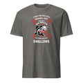 Dark Gray Funny Fishing Shirt – Big Mouth Swallows T‑Shirt | Adult Humor
