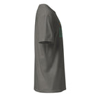 Dark Gray t-shirt right side on a white background