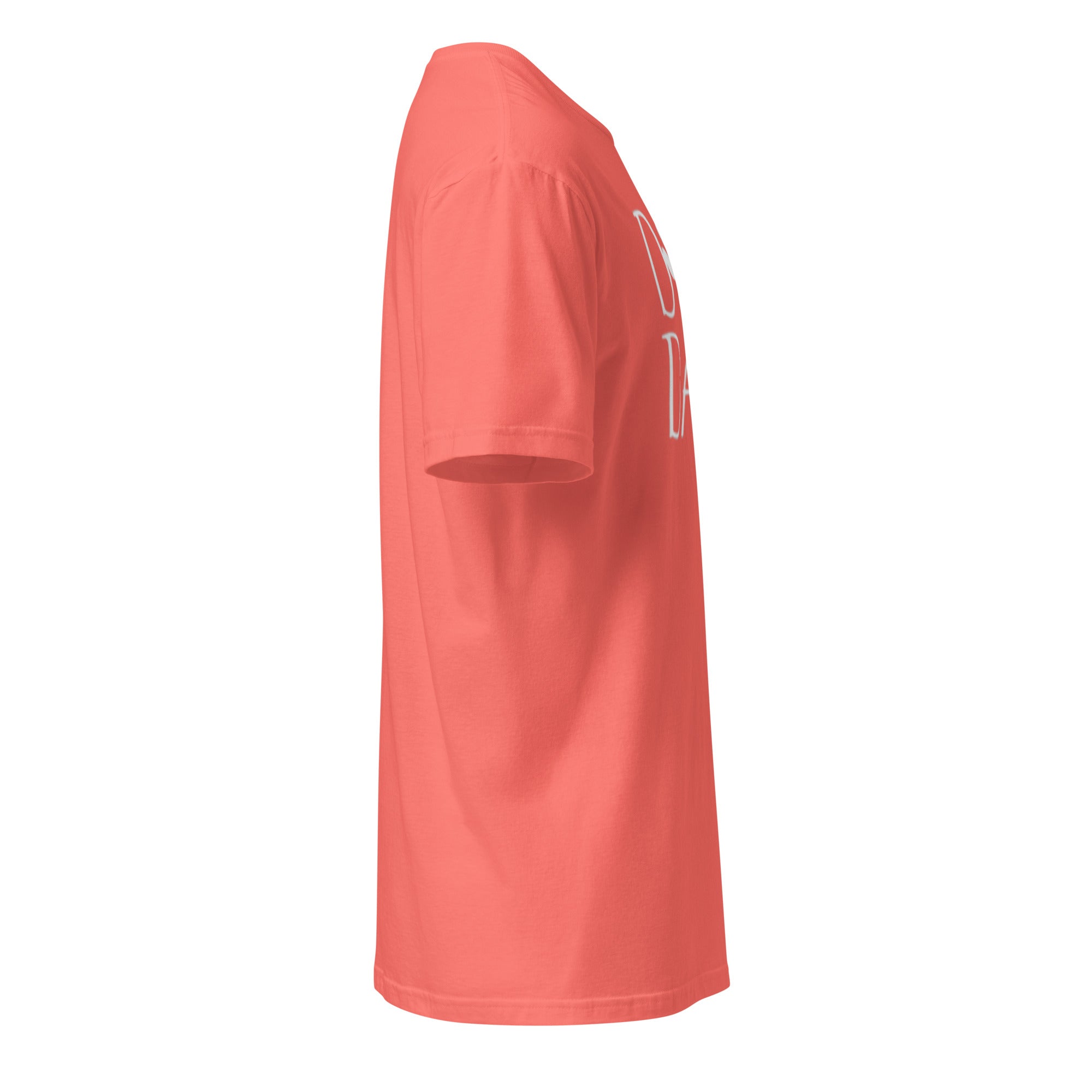 Coral t-shirt right side