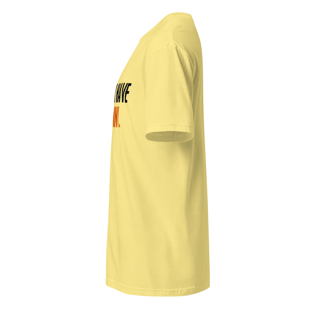 Yellow T-shirt left side