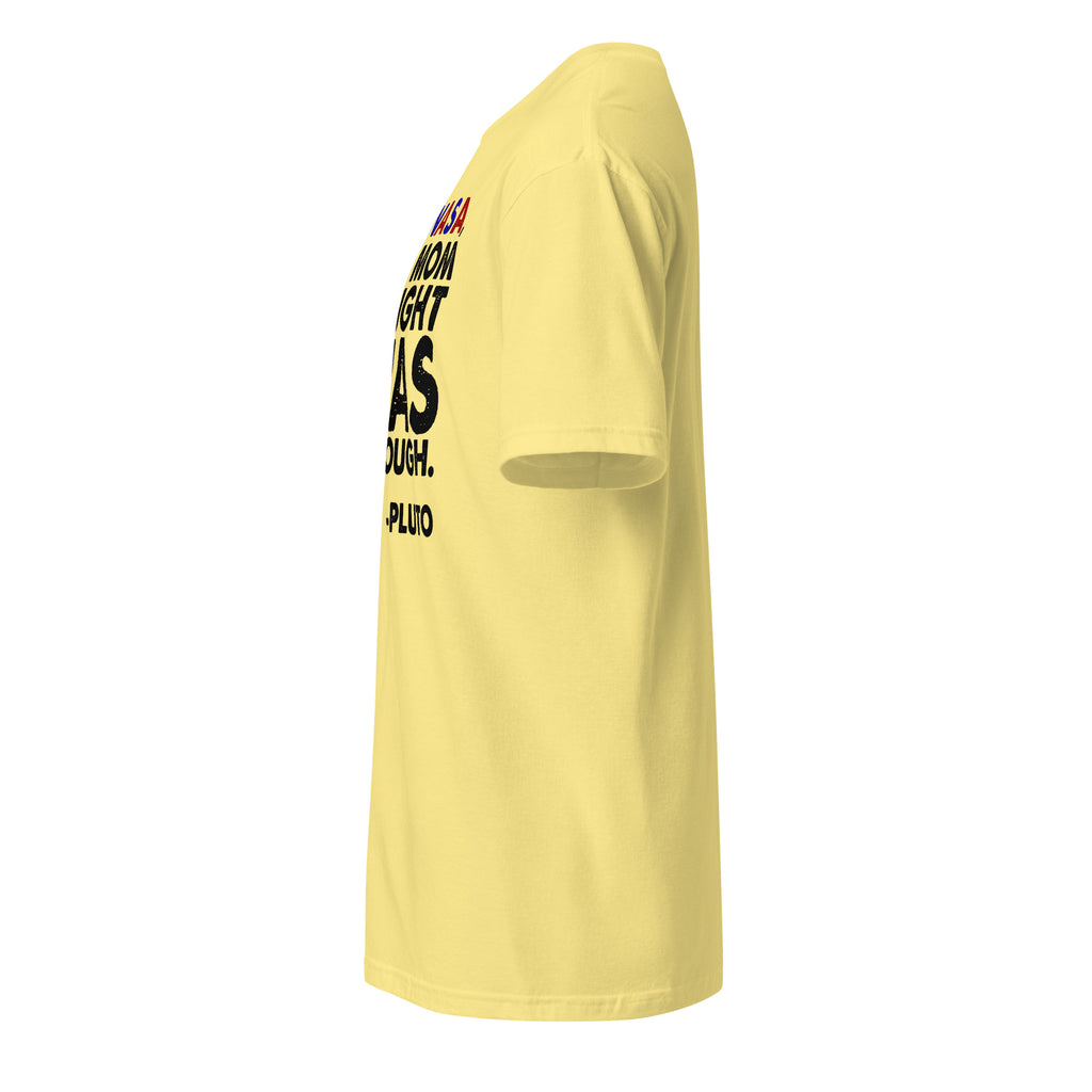 Yellow t-shirt left side 