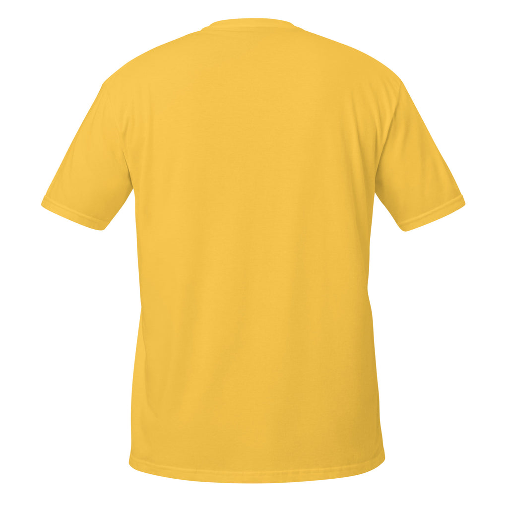 Yellow t-shirt on a white background