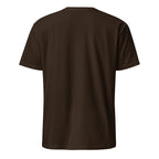 Brown t-shirt on a white background