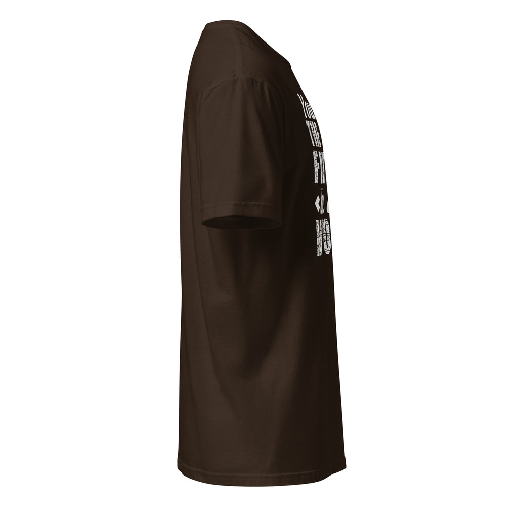 Brown t-shirt right side