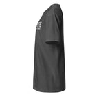 Plain Charcoal t-shirt left side on a white background