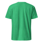 Green t-shirt on a white background