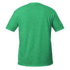 Green t-shirt on a white background