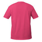 Pink t-shirt on a white background