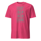 Pink t-shirt with 'ENTREPRENEUR' text on a white background