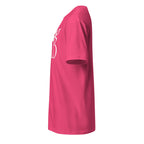 Pink t-shirt left side