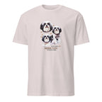 Light Grey t-shirt with Shih Tzu dog illustration and If It's Not A Shih Tzu It's Just A Dog T-shirt on a white background