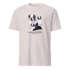 Light Grey t-shirt with Australian Shepherd dog illustration and If It's Not A Australian Shepherd It's Just A Dog T-shirt on a white background