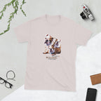 Light Grey t-shirt with Bulldog dog illustration and If It's Not A Bulldog It's Just A Dog T-shirt on a white background