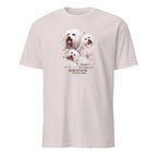 Light Grey t-shirt with Havanese dog illustration and If It's Not A Havanese It's Just A Dog T-shirt on a white background