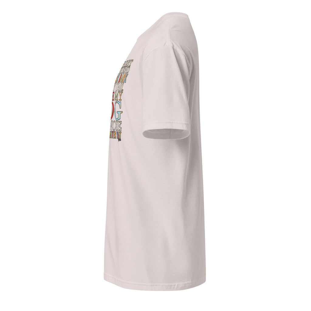 Natural t-shirt plain left side