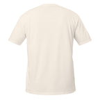Beige t-shirt on a white background