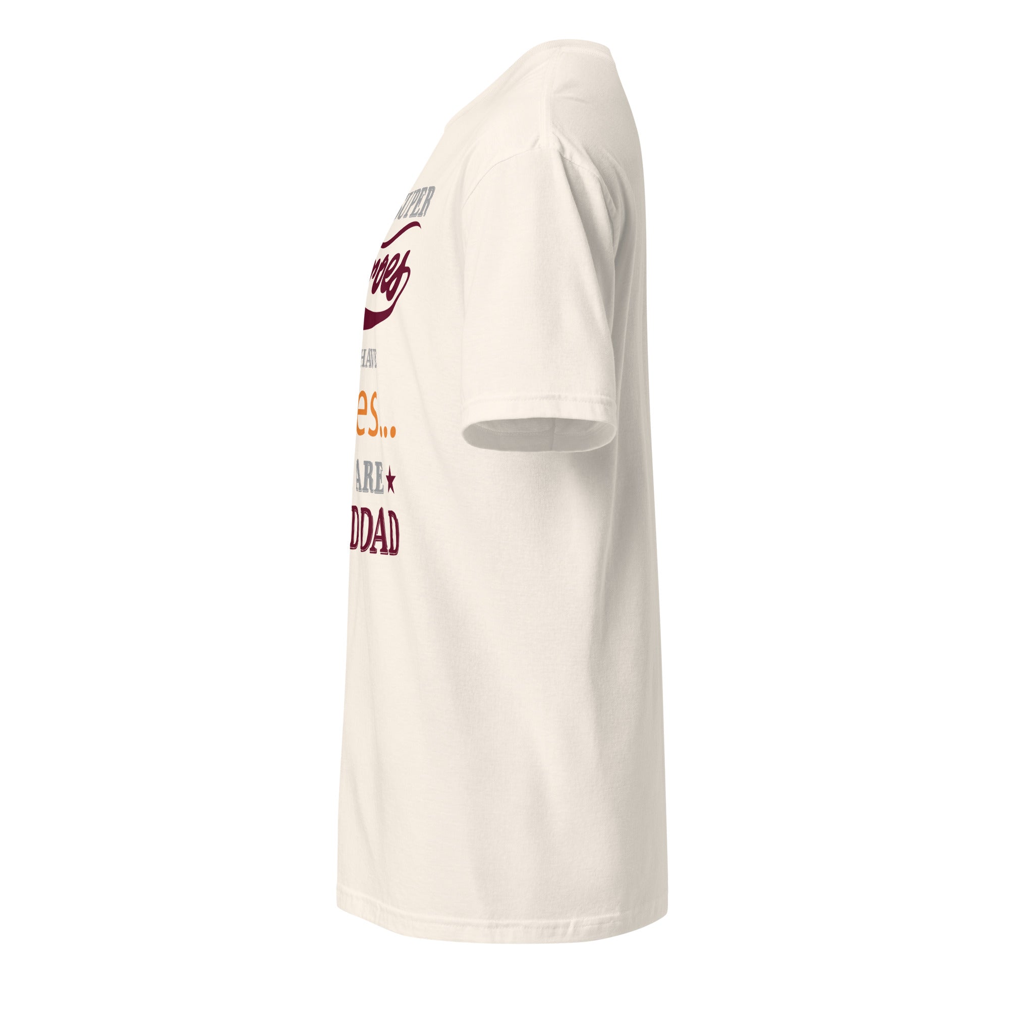 Natural t-shirt left side
