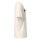 Plain Natural t-shirt right side on a white background