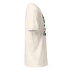 Right view of a sport grey t-shirt on a white background