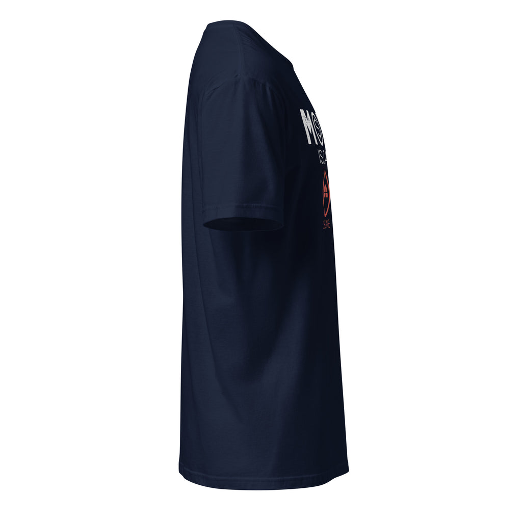 Plain Navy T-shirt Right Side