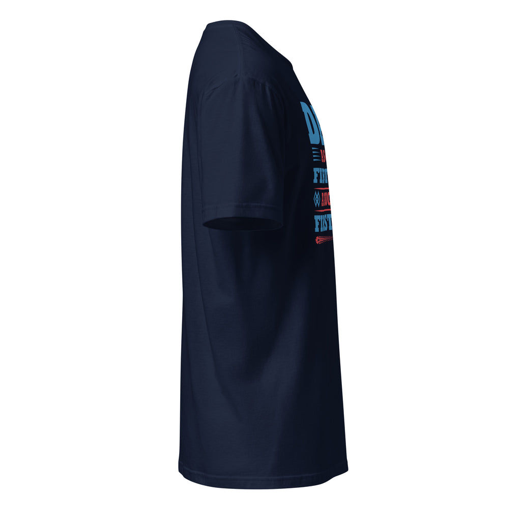 Navy t-shirt right side