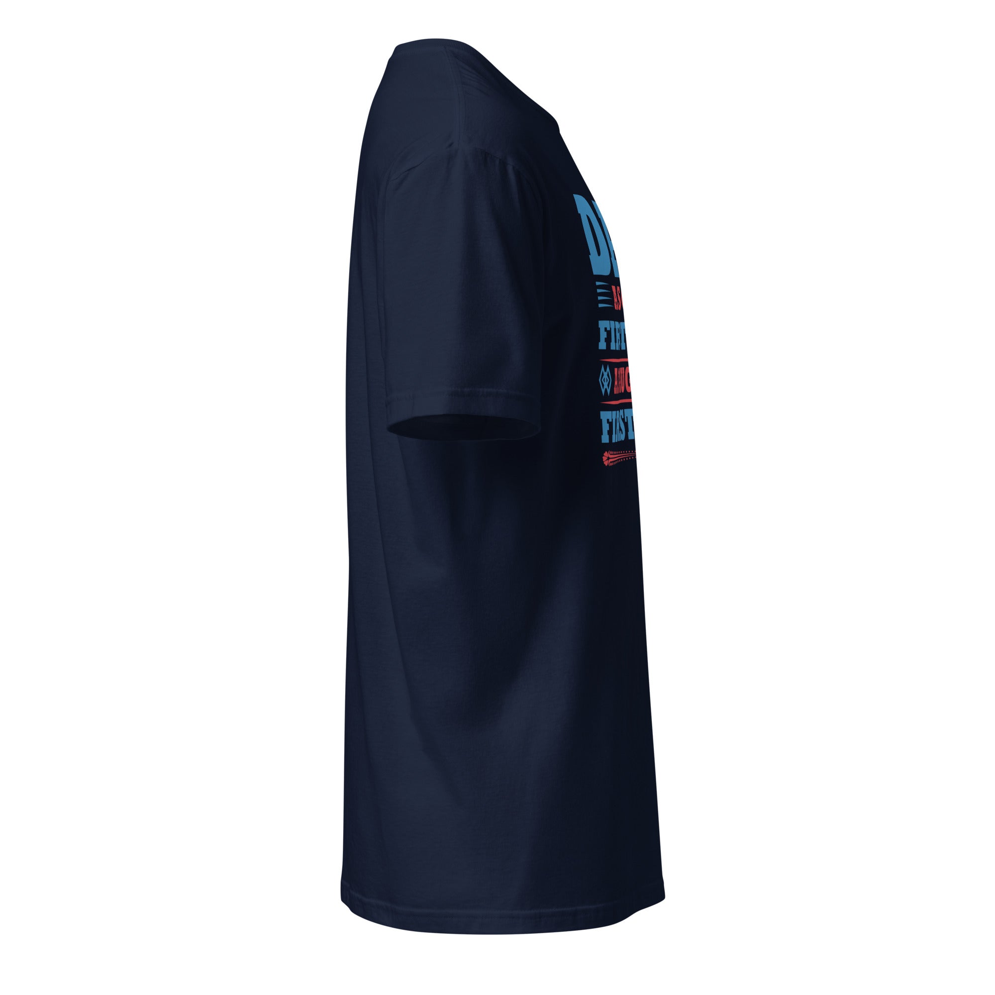 Navy t-shirt right side