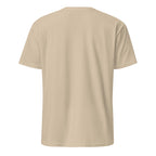 Plain Sand t-shirt back on a white background