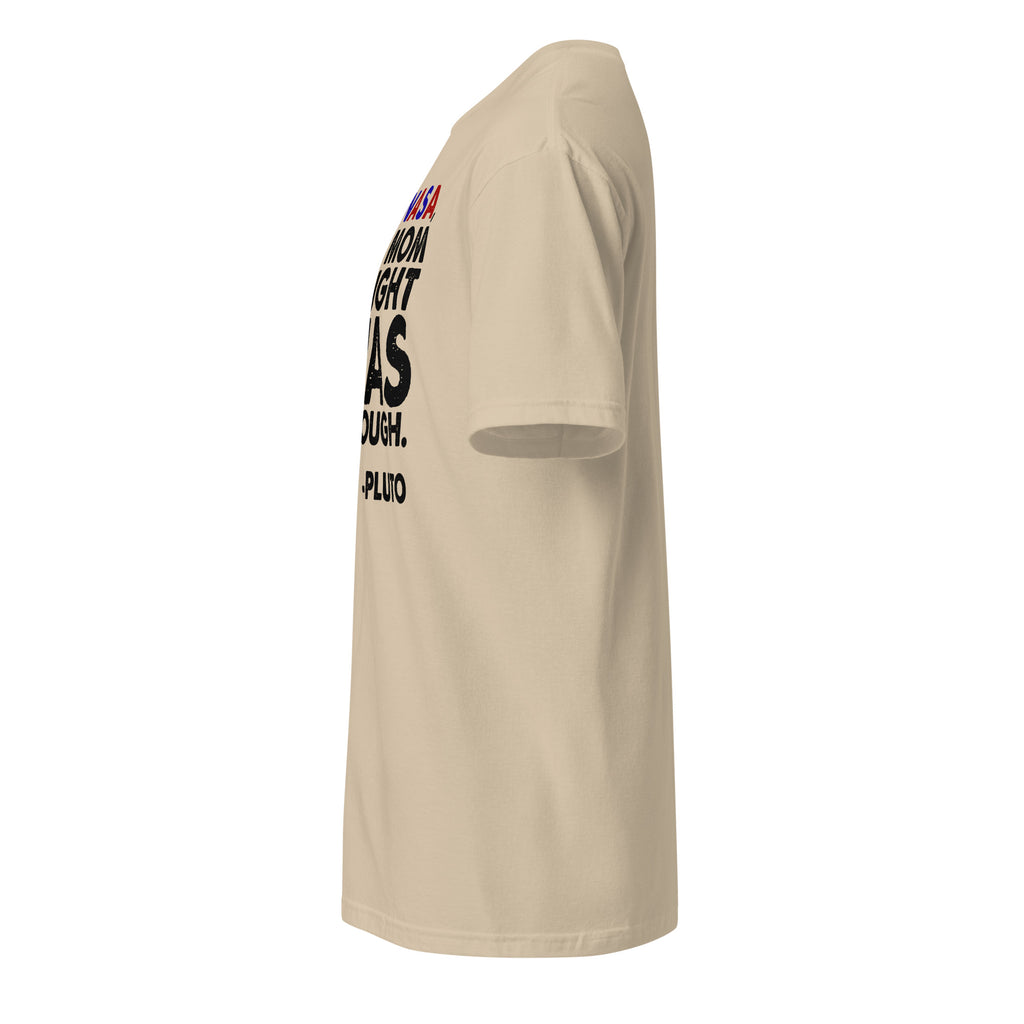Beige t-shirt left side