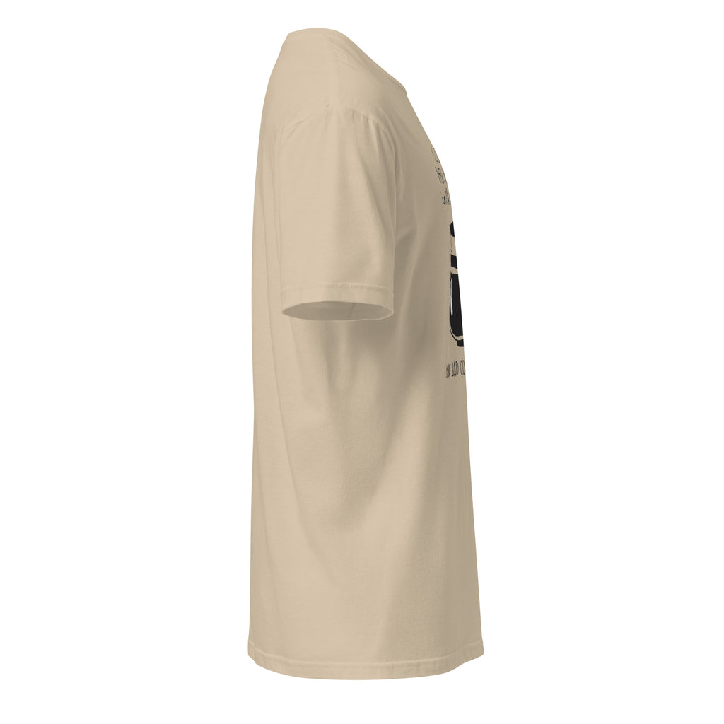 Plain Sand t-shirt right side on a white background