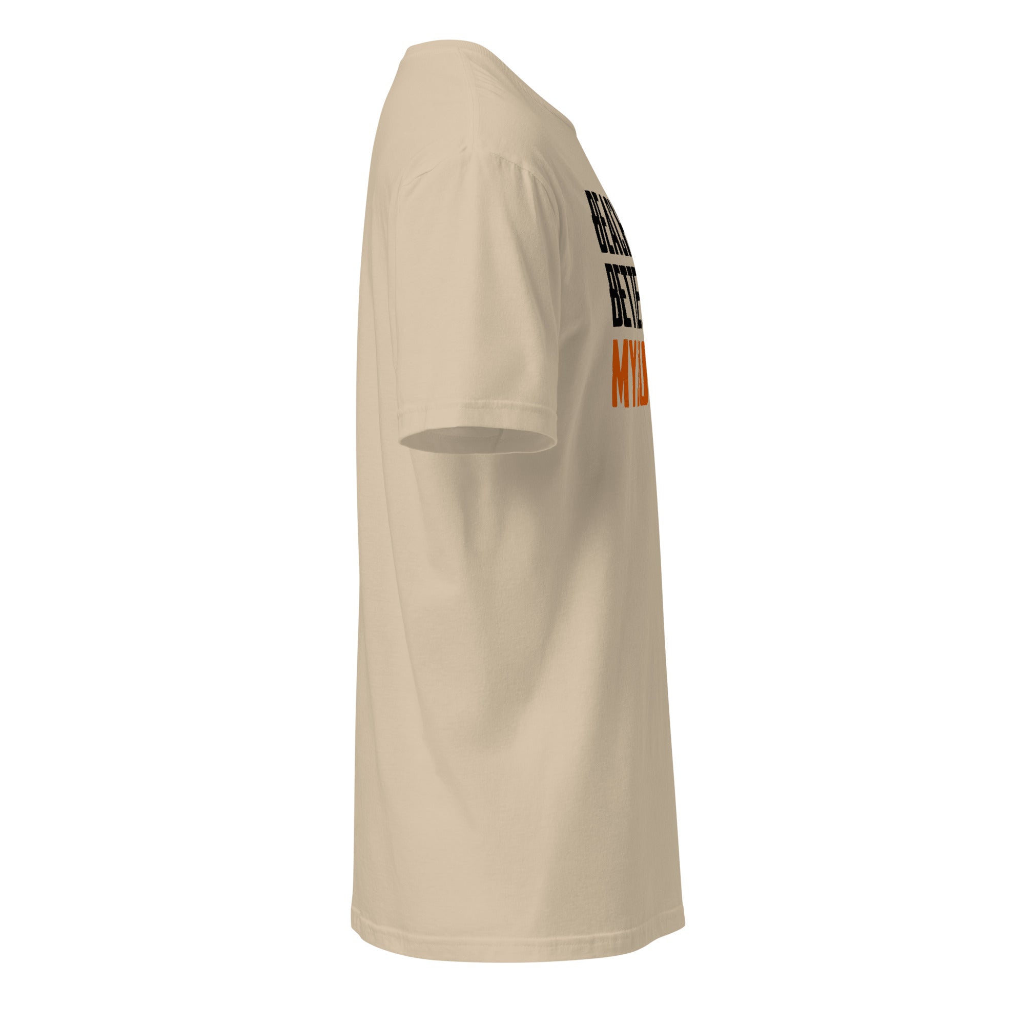 Beige t-shirt right side