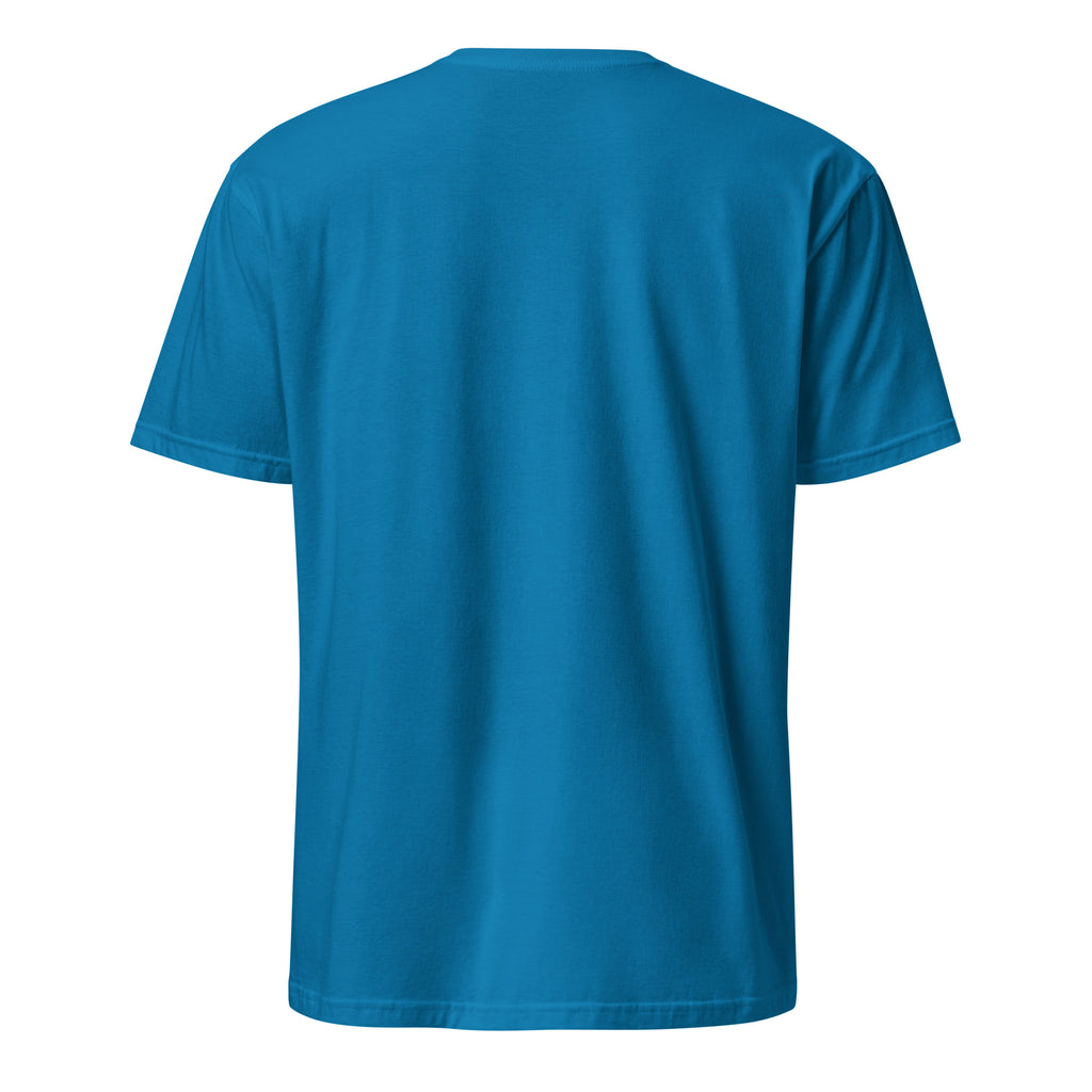 Blue t-shirt on a white background