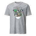 Sport Grey t-shirt with a colorful graphic design on a white background