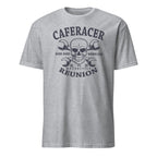 Sport Grey t-shirt with skull and wrench design on a white background