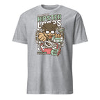 Sport Grey t-shirt with a colorful graphic design on a white background