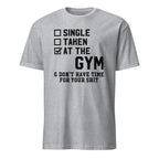 Sport Grey t-shirt with black text on a white background