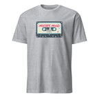 Sport Grey t-shirt with a cassette tape graphic and 'Mixtape Mood' text on a white background