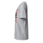 Plain Sport Grey t-shirt left side on a white background