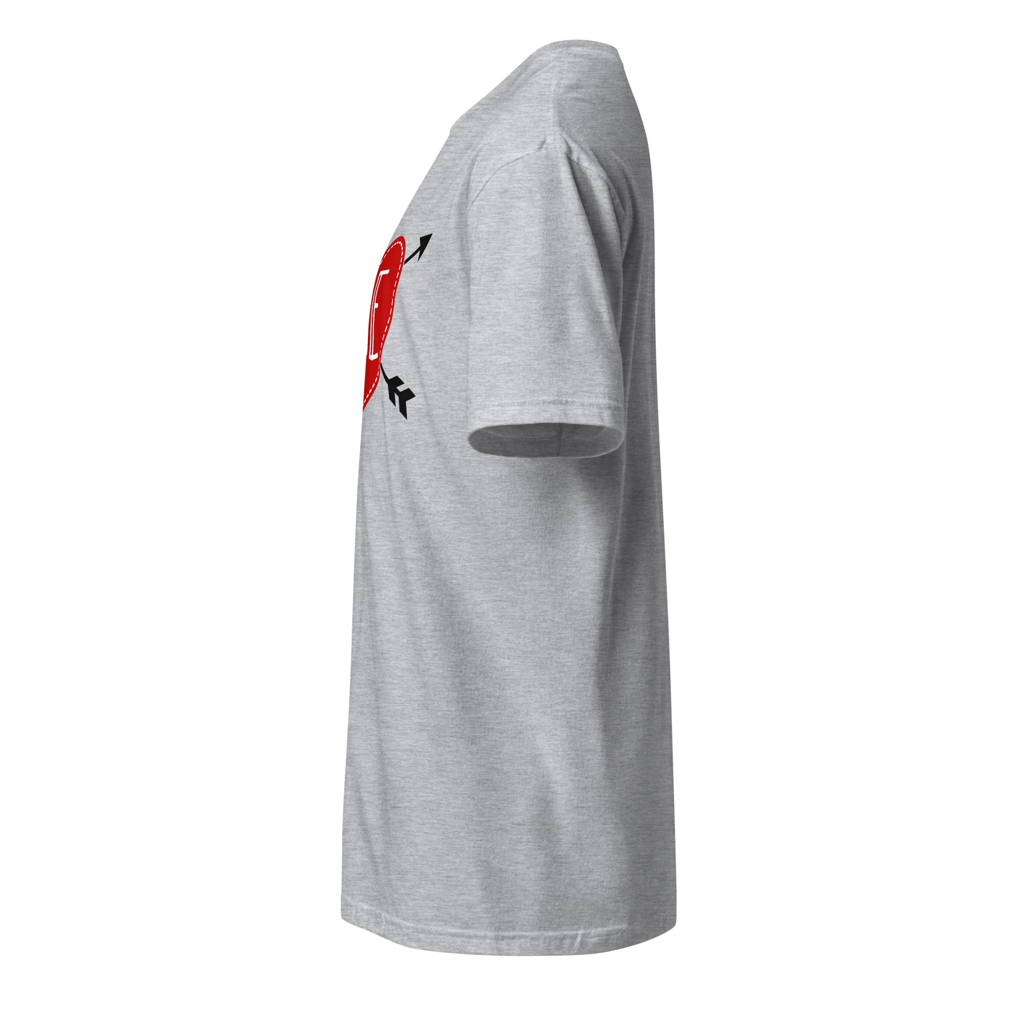 Sport Grey t-shirt left side on a white background