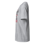 Plain Sport Grey t-shirt left side on a white background