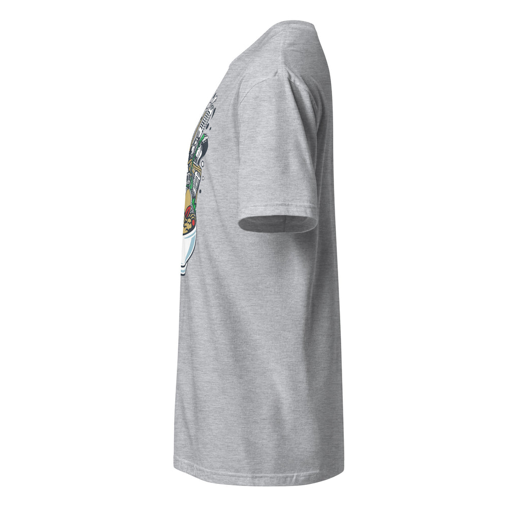 Sport Grey t-shirt left side on a white background