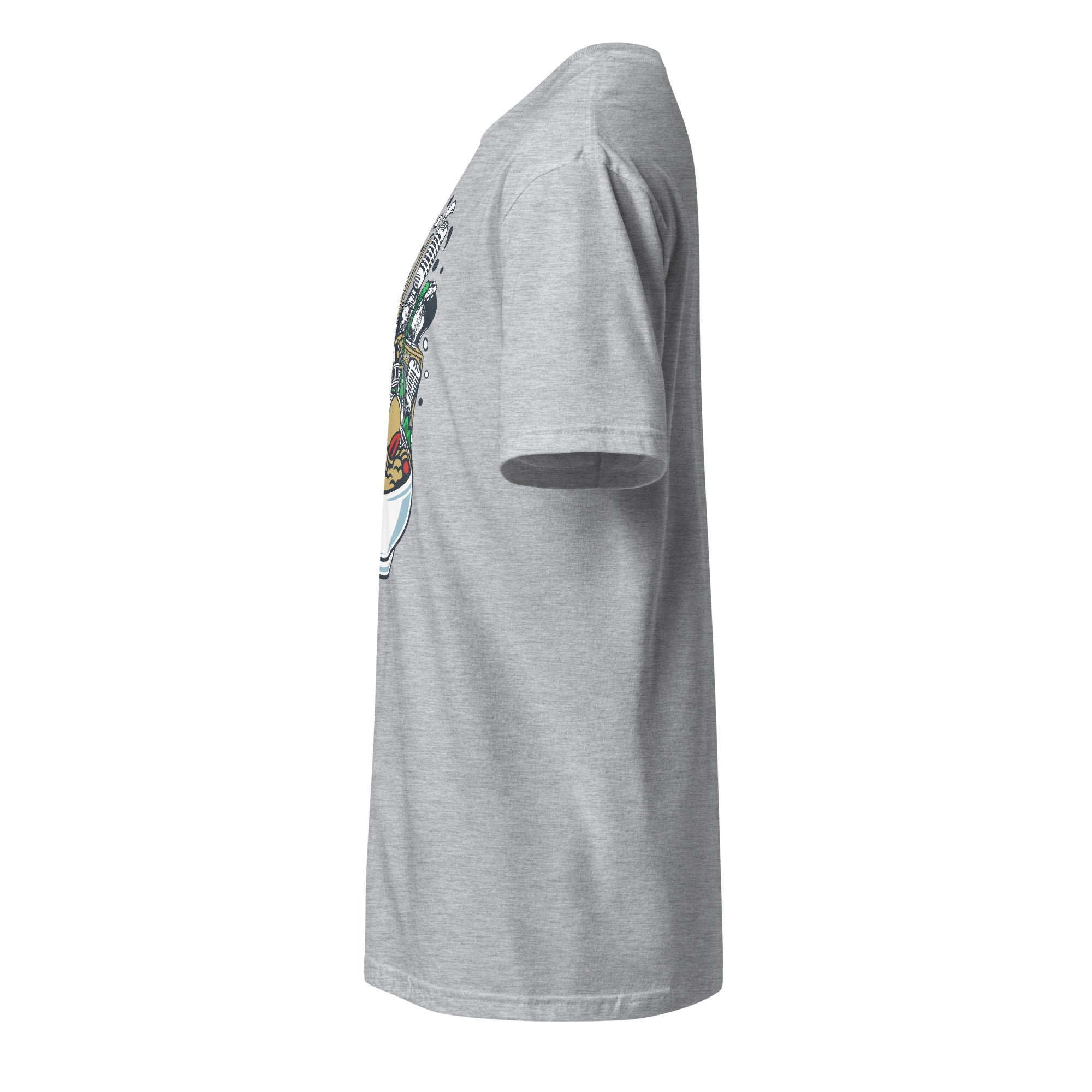 Sport Grey t-shirt left side on a white background